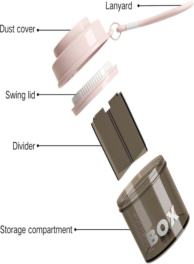 SNAPCOM Travel Pill Organizer 4 Compartment, Portable Pill Box for Daily Medication, Small Pill Case for Storing Pills, Supplements, and Vitamins, Perfect for Travel and Home Use - Image 4